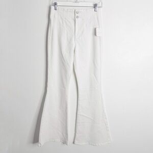 NWT Altar'd State White High Rise Bell Bottom Jeans Size 26 Boho 70s Flared Y2K